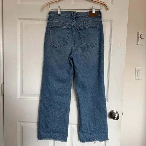 J.Crew Slim Wide-Leg Jean in Lakeshore Wash Size 28 - Picture 2 of 6